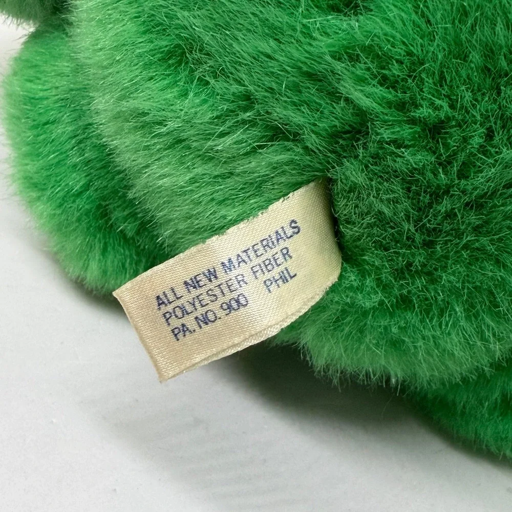 Vintage 90s Grateful Dead Steven Smith Stuffed Animal Green Jointed Plush Bear